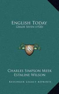 English Today : Grade Seven (1920)
