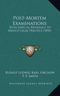 Post-Mortem Examinations : With Especial Reference to Medico-Legal Practice (1896)