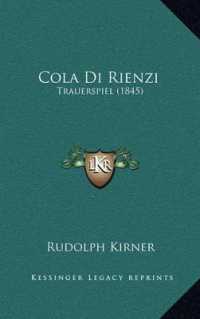Cola Di Rienzi : Trauerspiel (1845)