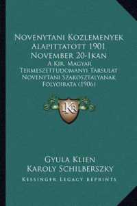 Novenytani Kozlemenyek Alapittatott 1901 November 20-Ikan : A Kir. Magyar Termeszettudomanyi Tarsulat Novenytani Szakosztalyanak Folyoirata (1906)