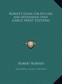 Robert's Guide for Butlers and Household Staff