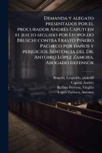 Demanda y alegato presentados por el procurador Andrés Caputi en el juicio seguido por Leopoldo Bruschi contra Erasto Piñero Pacheco por daños y perjuicios. Sentencia del Dr. Antonio López Zamora. Abogado defensor : Virgilio Reffi