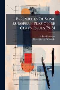 Properties of Some European Plasic Fire Clays, Issues 79-81
