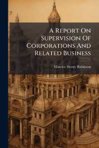 A Report on Supervision of Corporations and Related Business