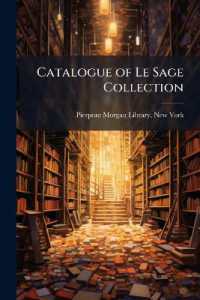 Catalogue of Le Sage Collection