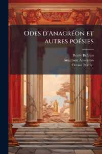 Odes d'Anacréon et autres poésies