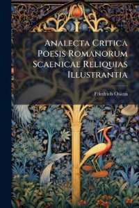 Analecta Critica Poesis Romanorum Scaenicae Reliquias Illustrantia