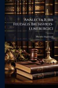Analecta Iuris Feudalis Brunsvico-luneburgici
