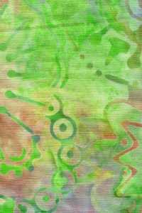 Green Jungle Batik Composition Notebook - Small Unruled Notebook - 6x9 Blank Notebook (Softcover Journal / Notebook / Sketchbook / Diary) (6x9 Blank Softcover Notebook)