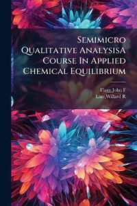 Semimicro Qualitative AnalysisA Course in Applied Chemical Equilibrium