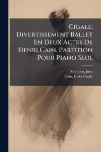 Cigale; Divertissement Ballet En Deux Actes De Henri Cain. Partition Pour Piano Seul