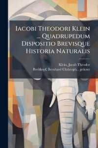 Iacobi Theodori Klein ... Quadrupedum Dispositio Brevisque Historia Naturalis