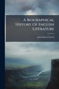 A Biographical History of English Literature