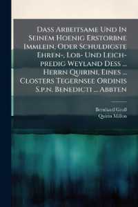 Daß Arbeitsame Und in Seinem Hoenig Erstorbne Immlein, Oder Schuldigste Ehren-, Lob- Und Leich-predig Weyland Deß ... Herrn Quirini, Eines ... Closters Tegernsee Ordinis S.p.n. Benedicti ... Abbten