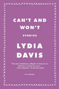 Can't and Won't : Stories
