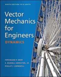 Vector Mechanics for Engineers: Dynamics (in Si Units) -- Paperback