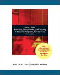 Business, Government, and Society: a Managerial Perspective -- Paperback / softback （13 ed）