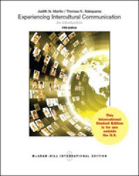 Experiencing Intercultural Communication: an Introduction (Int'l Ed) -- Paperback / softback （5 ed）