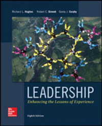 Leadership: Enhancing the Lessons of Experience -- Paperback / softback （8 ed）