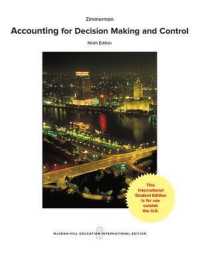 意思決定と統制のための会計学（第９版・テキスト）<br>Accounting for Decision Making and Control -- Paperback / softback （9 ed）