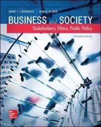 Business and Society : Stakeholders, Ethics, Public Policy （15TH）