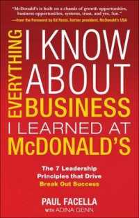 Everything I Know about Business I Learned at McDonalds