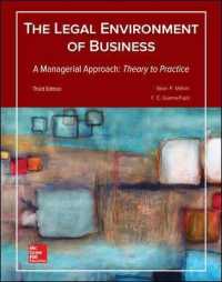 The Legal Environment of Business : A Managerial Approach: Theory to Practice （3TH）
