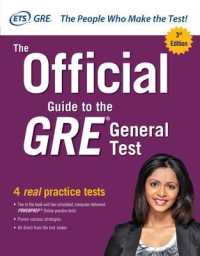 The Official Guide to the GRE General Test, Third Edition （3RD）
