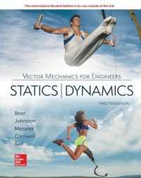 ISE Vector Mechanics for Engineers: Statics and Dynamics （12TH）