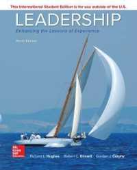 Ise Leadership: Enhancing the Lessons of Experience -- Paperback / softback （9 ed）