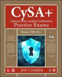 CompTIA CySA+ Cybersecurity Analyst Certification : Practice Exams - Exam Cs0-001 （CSM PAP/CD）