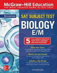 McGraw-Hill Education SAT Subject Test Biology E/M, Fifth Edition （5TH）