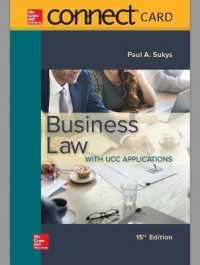 Business Law with Ucc Applications Connect Access Card for Business Law （15 PSC）