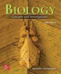 Loose Leaf for Biology: Concepts and Investigations （5TH Looseleaf）