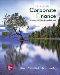 Ise Corporate Finance: Core Principles and Applications -- Paperback / softback （6 ed）