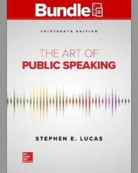 Gen Combo Looseleaf the Art of Public Speaking; Connect Access Card （13TH）