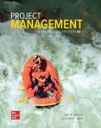 Loose Leaf for Project Management: The Managerial Process （8TH Looseleaf）