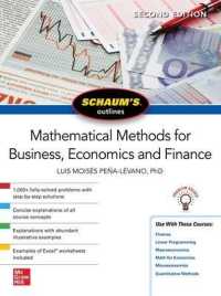 Schaum's Outline of Mathematical Methods for Business, Economics and Finance, Second Edition （2ND）