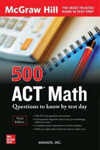 500 ACT Math Questions to Know by Test Day, Third Edition （3RD）