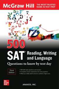 500 SAT Reading, Writing and Language Questions to Know by Test Day, Third Edition （3RD）