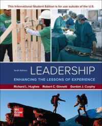 Ise Leadership: Enhancing the Lessons of Experience -- Paperback / softback （10 ed）