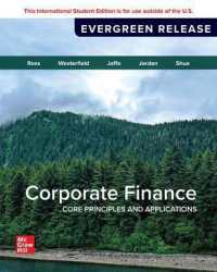 Corporate Finance: Core Principles and Applications: 2026 Release ISE （8TH）