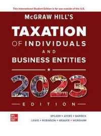 Ise Mcgraw-hill's Taxation of Individuals and Business Entities 2023 Edition -- Paperback / softback （14 ed）