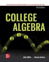 Ise College Algebra -- Paperback / softback （3 ed）