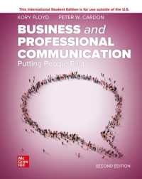 Business and Professional Communication ISE （2ND）