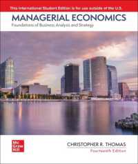 Managerial Economics: Foundations of Business Analysis and Strategy ISE （14TH）