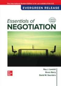 Essentials of Negotiation: 2024 Release ISE （8TH）
