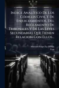 Indice Analitico de Los Codigos Civil y de Enjuiciamientos, del Reglamento de Tribunales y de Las Leyes Secundarias Que Tienen Relacion Con Ellos...