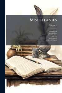 Miscellanies; Volume 1