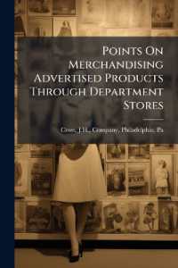 Points on Merchandising Advertised Products through Department Stores...